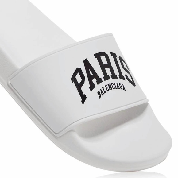 BALENCIAGA Womens Cities Pool Slide Sandals 9 B/39 EU - Picture 4 of 14